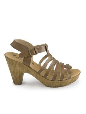 NWT Novacas Women's Beatrice Cork Sandal Brown Size 6 (EU 37)